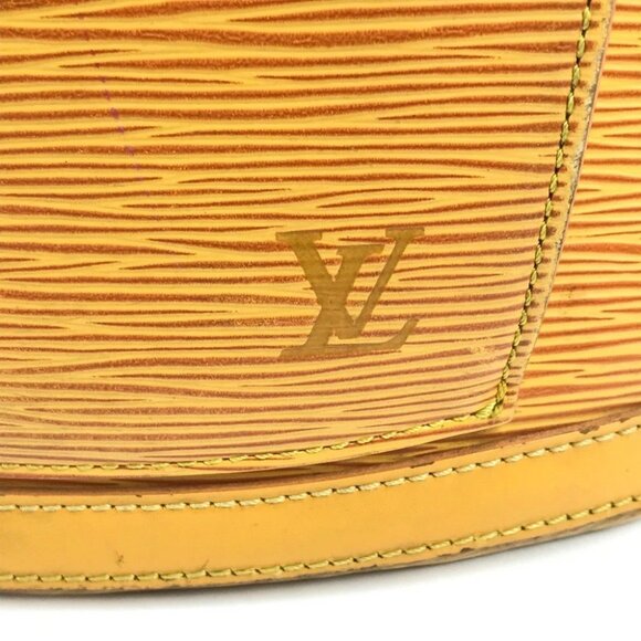 LOUIS VUITTON M52299 Epi Coblanc Backpack Bag Epi Leather Tassiri Yellow - Picture 3 of 16